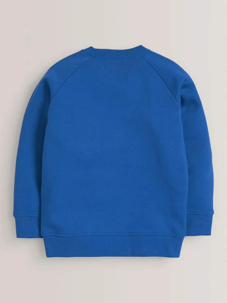 Next Crew Neck School Sweater (3-16yrs) Blue Sale