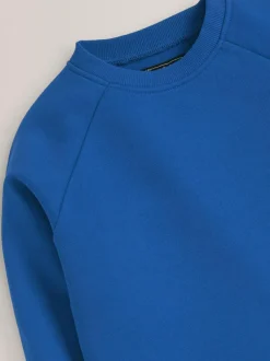Next Crew Neck School Sweater (3-16yrs) Blue Sale