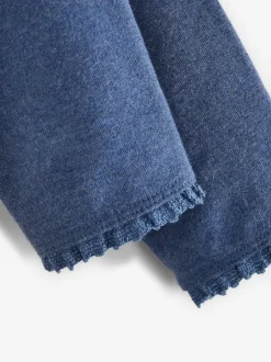 Next Blue Denim Lace Trim Leggings (3mths-7yrs) Best