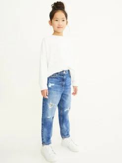 Next Mom 100% Cotton Jeans (3-16yrs) Blue Denim New