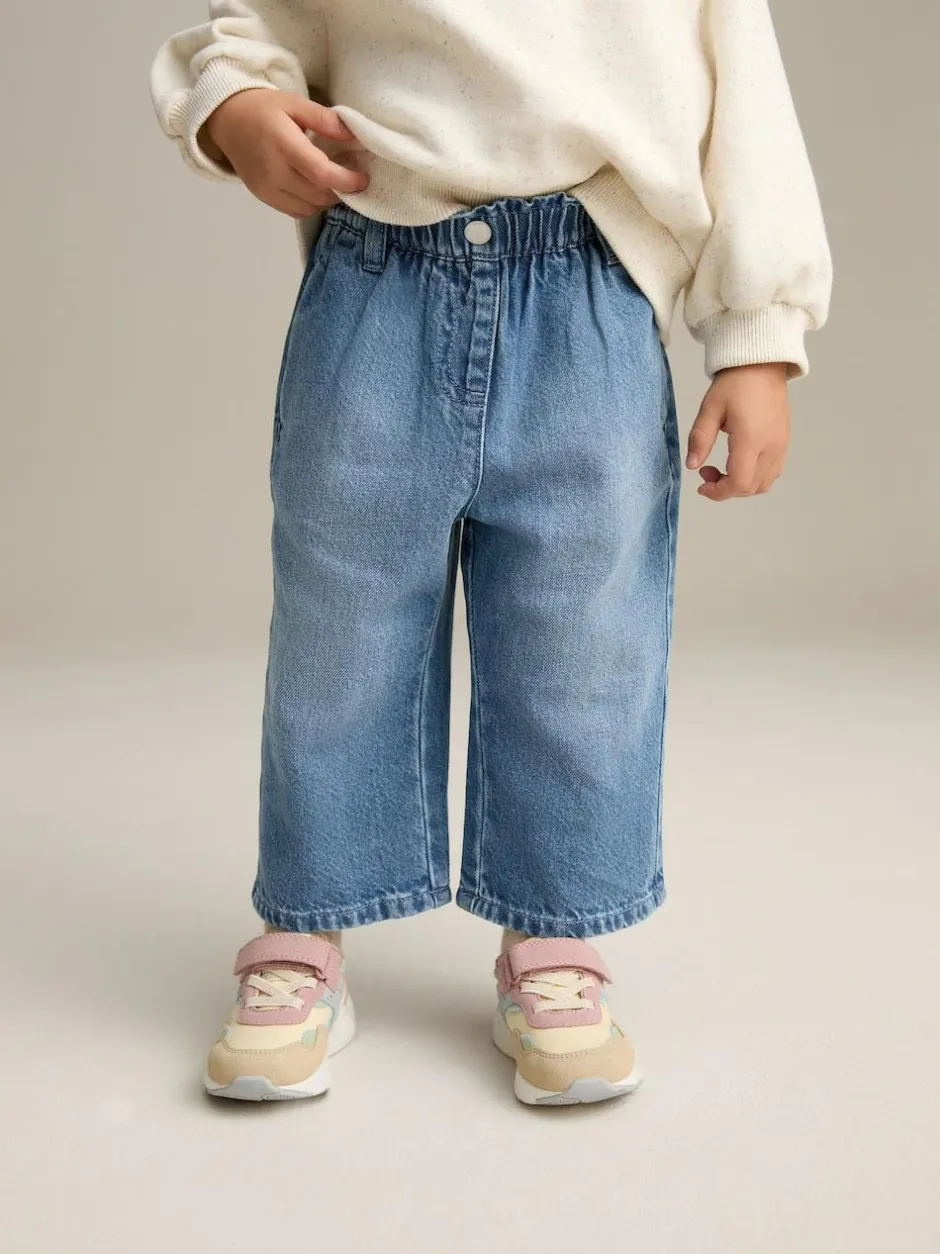 Next Wide Leg Jeans (3mths-7yrs) Blue Denim Hot