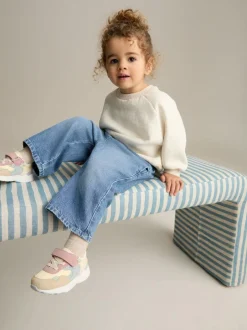 Next Wide Leg Jeans (3mths-7yrs) Blue Denim Hot
