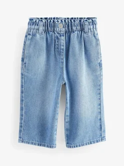 Next Wide Leg Jeans (3mths-7yrs) Blue Denim Hot