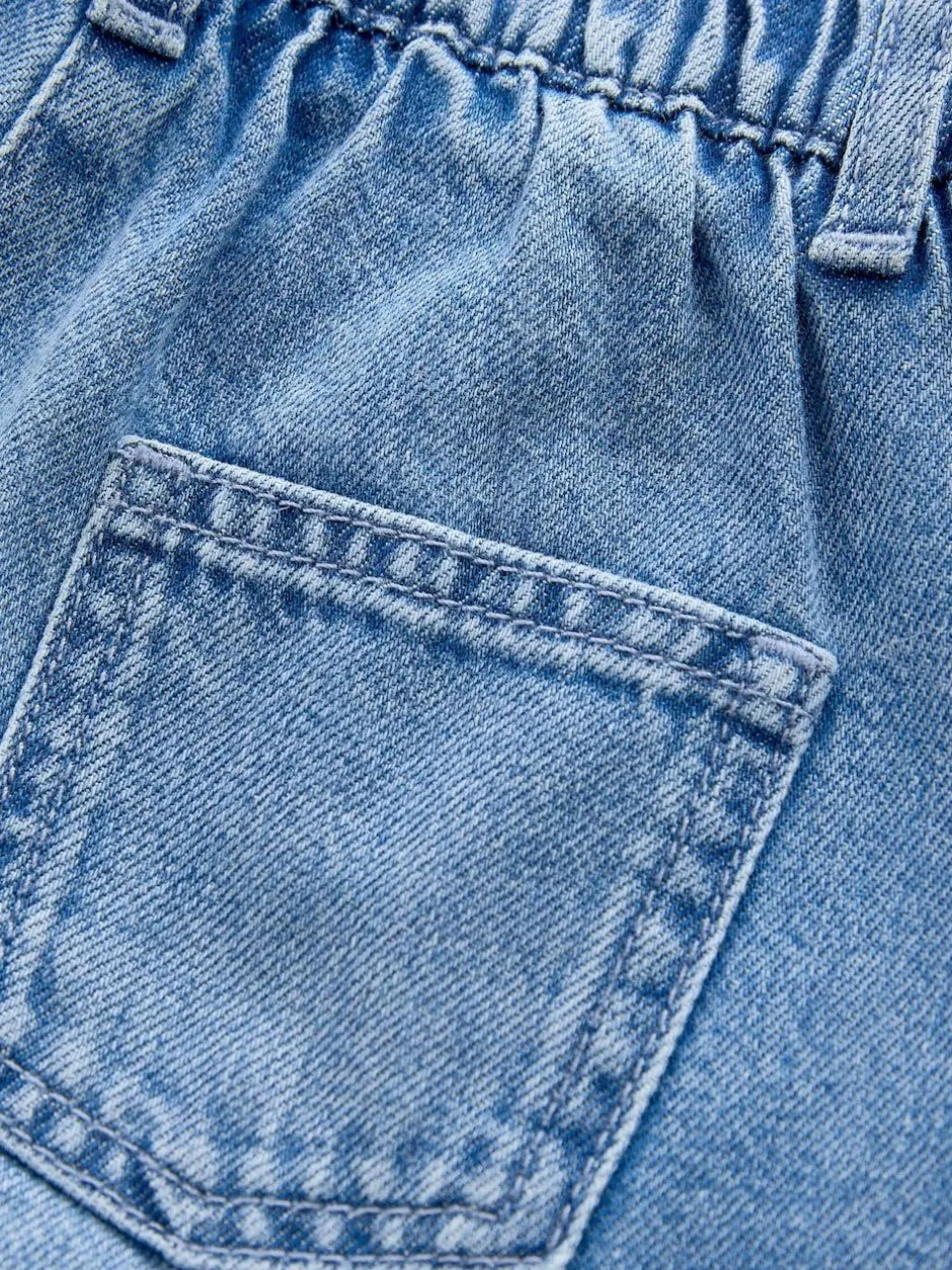 Next Wide Leg Jeans (3mths-7yrs) Blue Denim Hot