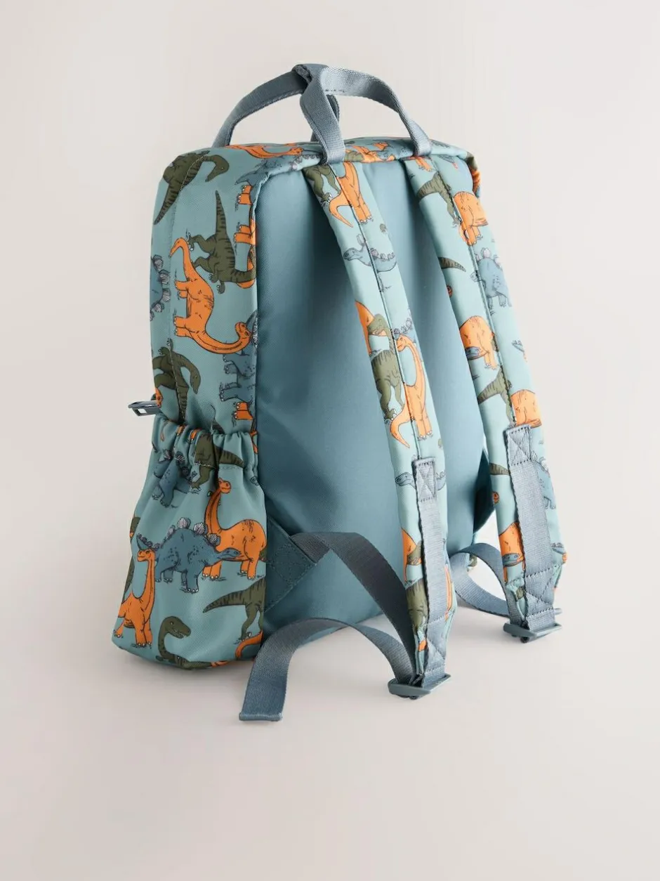 Next Backpack Blue Dinosaur Print Best