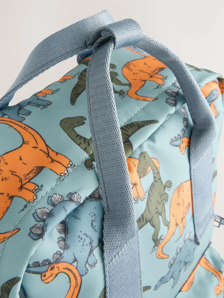 Next Backpack Blue Dinosaur Print Best