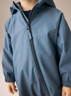 Next Blue Dip Dye Waterproof Fleece Lined Puddlesuit (3mths-7yrs) Best