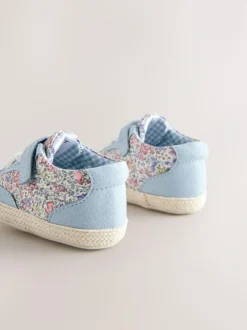 Next Baby Touch Fasten Trainers (0-24mths) Blue Floral Best