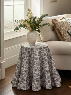 Next Blue Floral Round Cotton Tablecloth Best