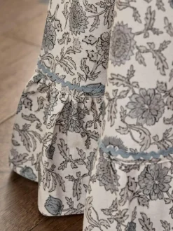 Next Blue Floral Round Cotton Tablecloth Best