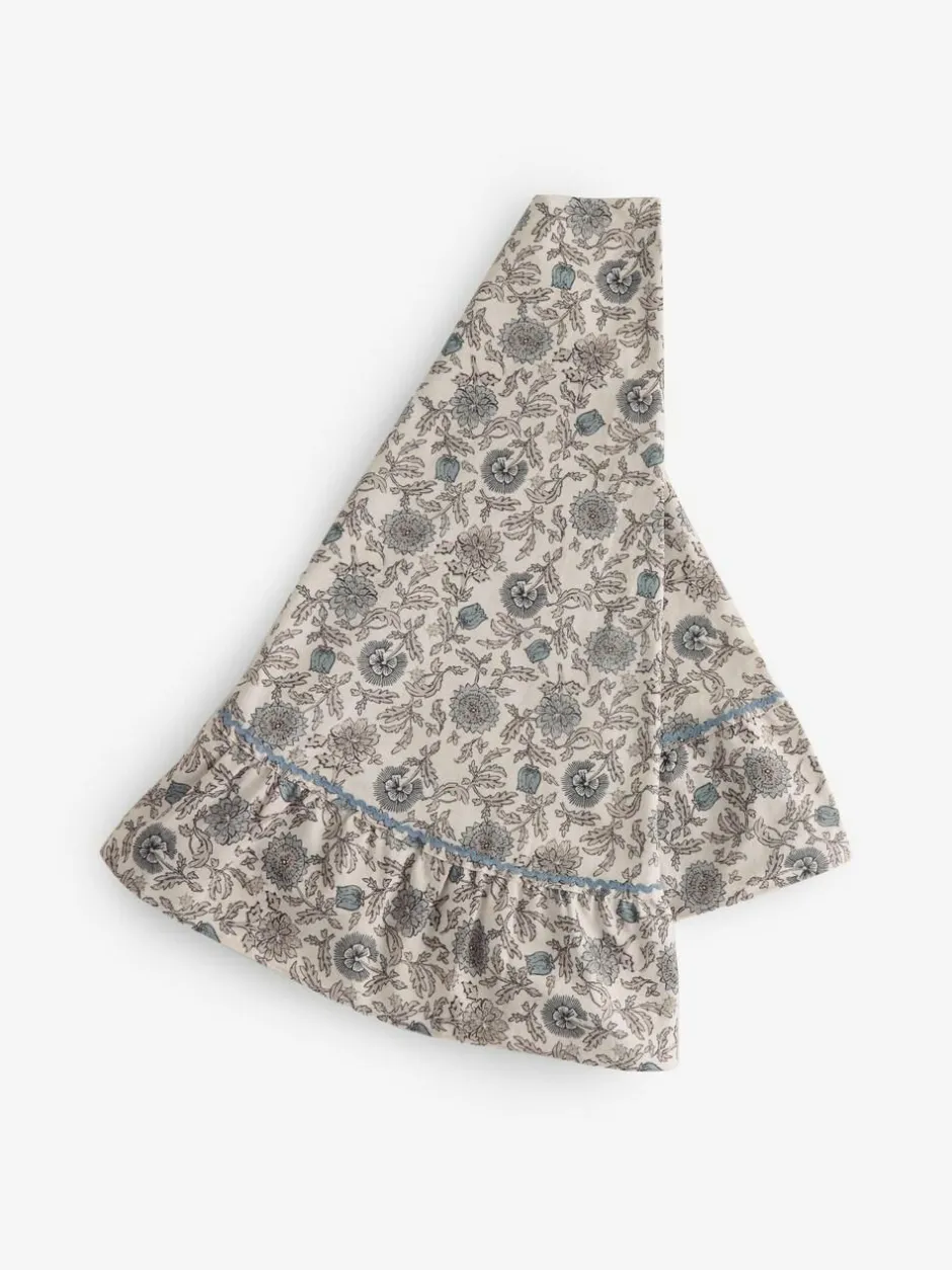 Next Blue Floral Round Cotton Tablecloth Best