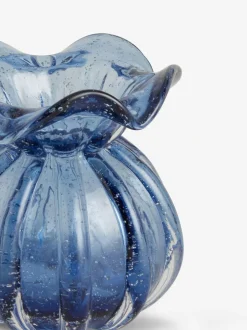 Next Blue Fluted Mini Flower Vase Hot