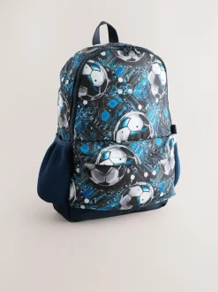 Next Blue Football Backpack Discount