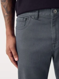 Next Blue Grey Mid Single Slim Fit Classic Stretch Jeans Outlet