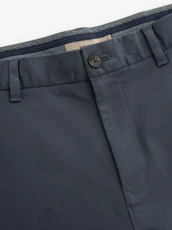 Next Blue Grey Mid Slim Fit Stretch Chinos Trousers Sale