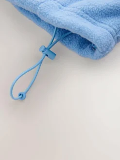 Next Half Zip Fleece with Colourblock Panels Blue Clearance