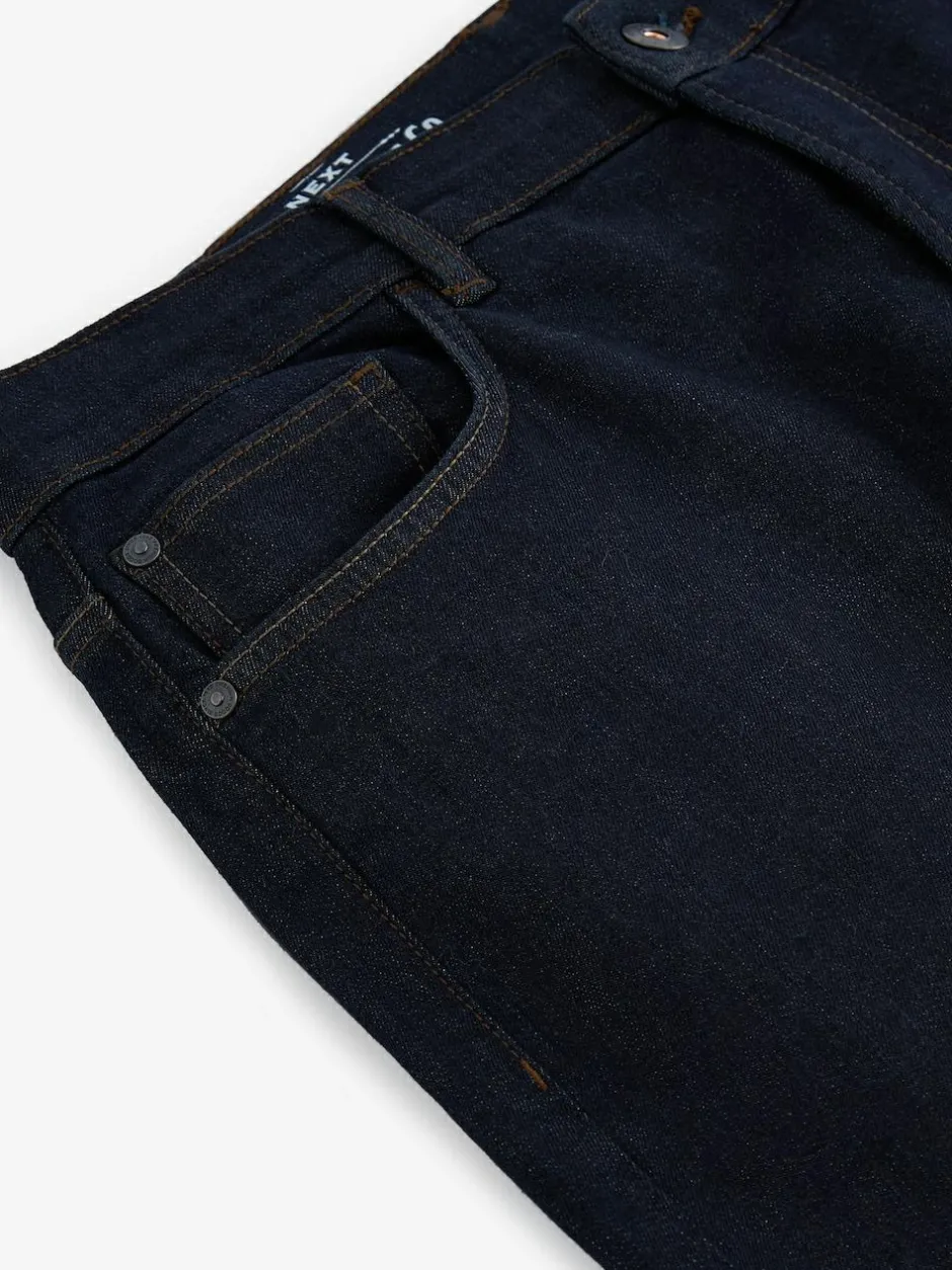 Next Blue Indigo Rinse Regular Tapered Fit Classic Stretch Jeans New