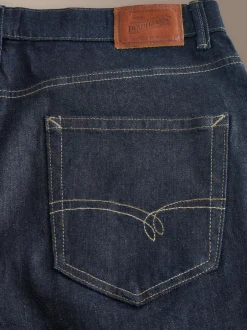 Next Regular Tapered Fit Signature Selvedge Denim Jeans Blue Indigo Rinse Online