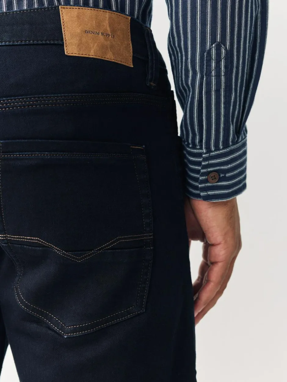 Next Straight Fit Comfort Stretch Jeans Blue Indigo Rinse Online