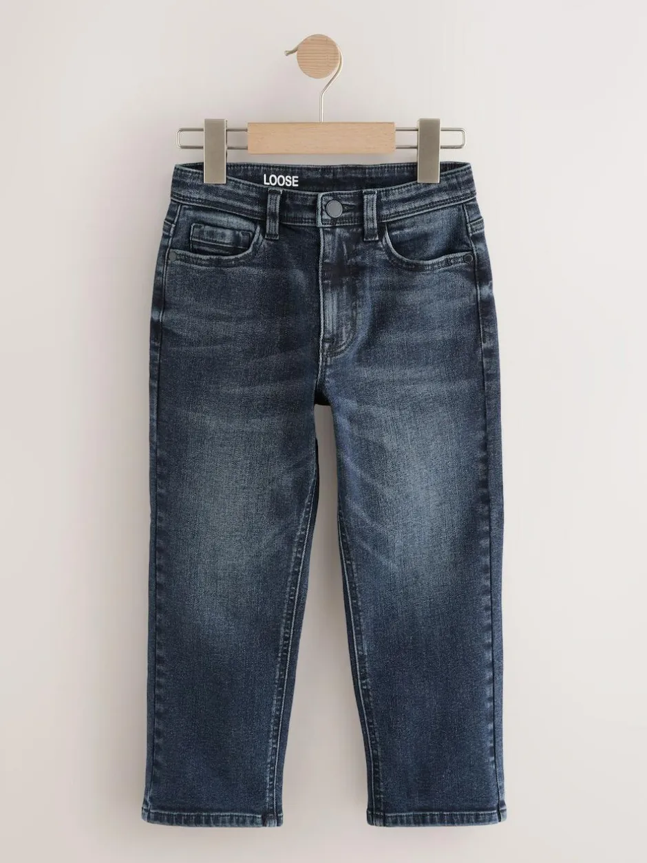 Next Blue Ink Loose Fit Stretch Jeans (3-17yrs) New