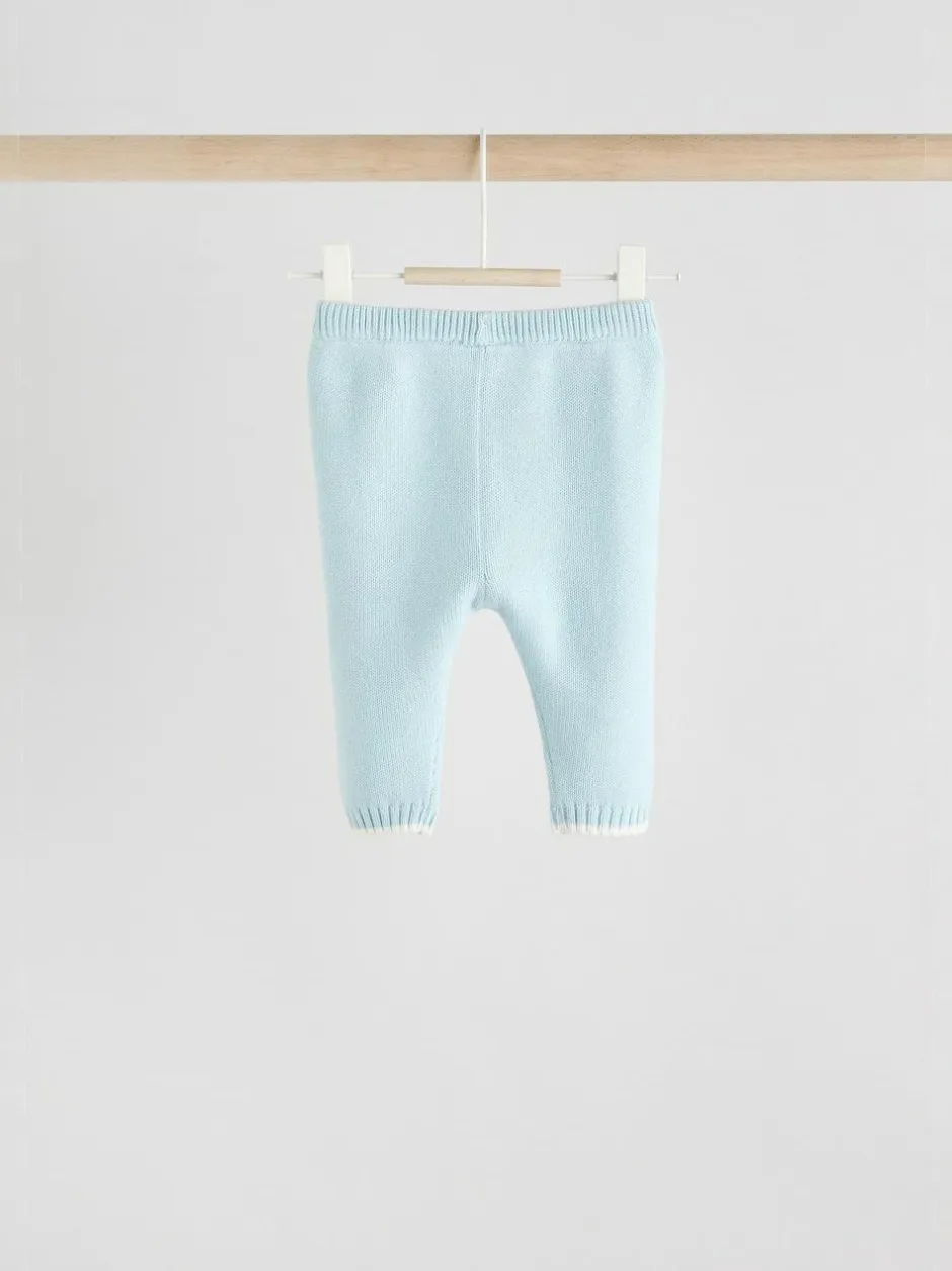 Next Knitted Jumper and Leggings Baby Set (0mths-3yrs) Blue Sale