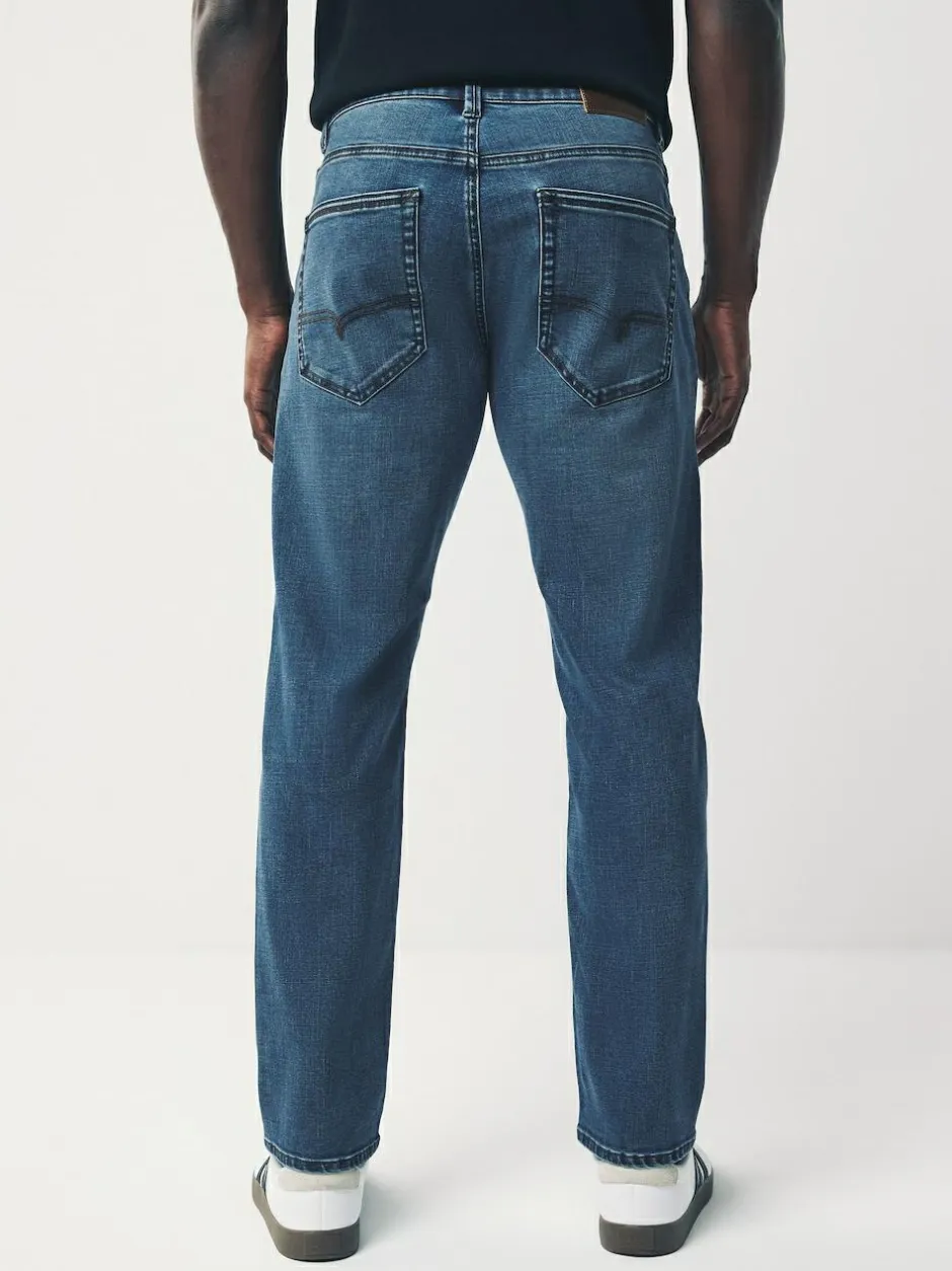 Next Blue Light Slim Fit Motionflex Jeans Outlet