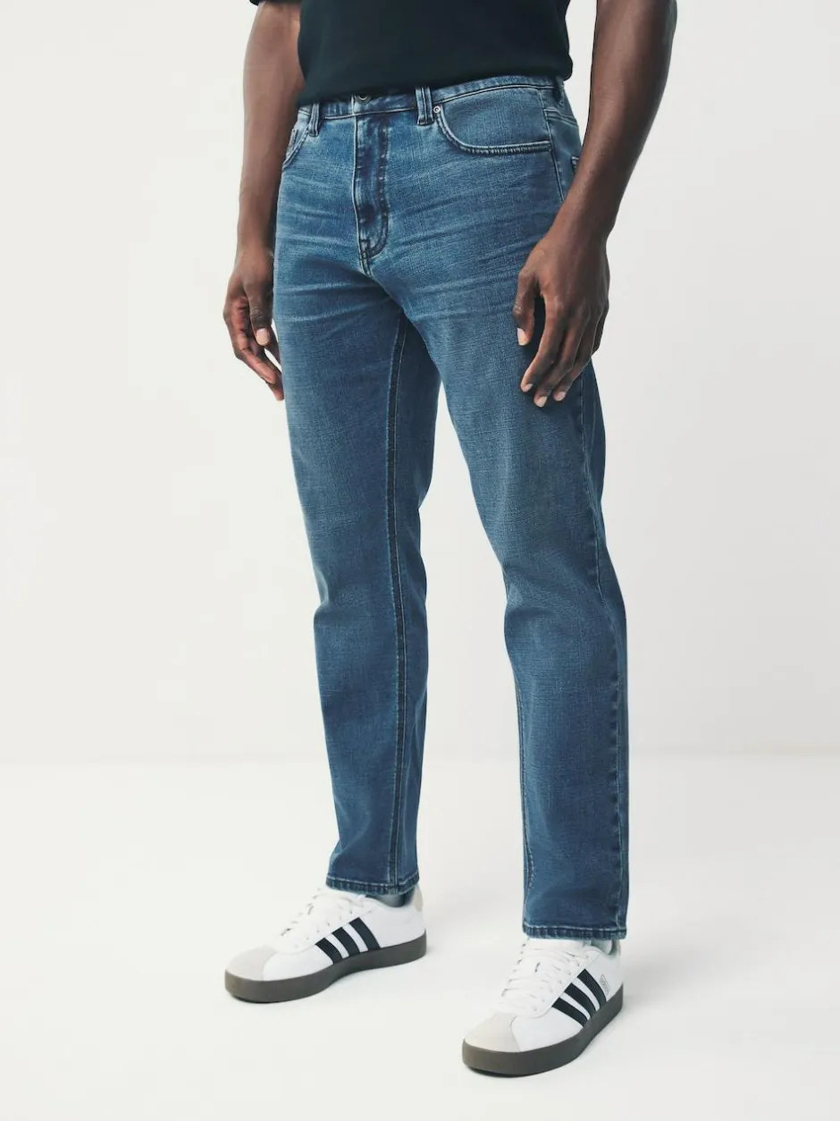 Next Blue Light Slim Fit Motionflex Jeans Outlet