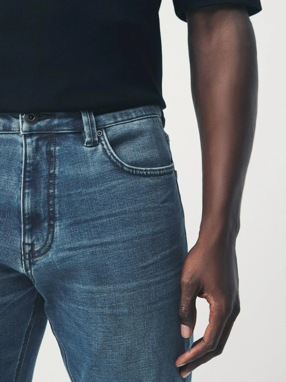 Next Blue Light Slim Fit Motionflex Jeans Outlet