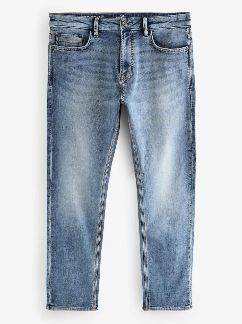 Next Blue Light Vintage Slim Fit Comfort Stretch Jeans Hot