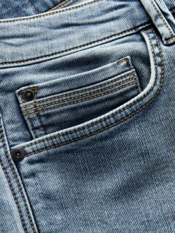 Next Straight Fit Comfort Stretch Jeans Blue Light Vintage Discount