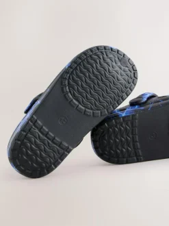 Next Warm Lined Slipper Clogs Blue Lightning Outlet
