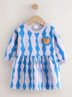 Next Blue Lion Sweat Dress (3mths-7yrs) Outlet