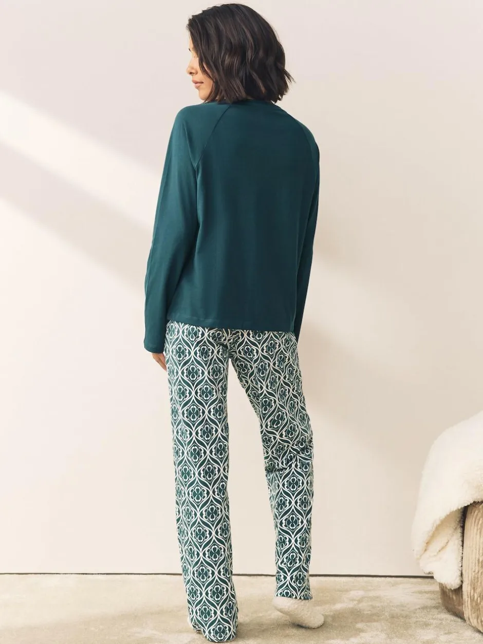Next Long Sleeve Pyjamas Blue Outlet