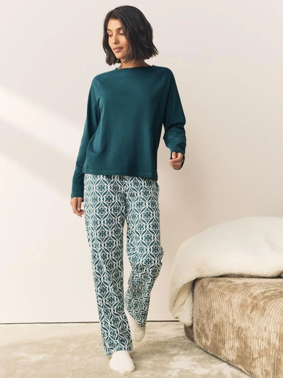 Next Long Sleeve Pyjamas Blue Outlet