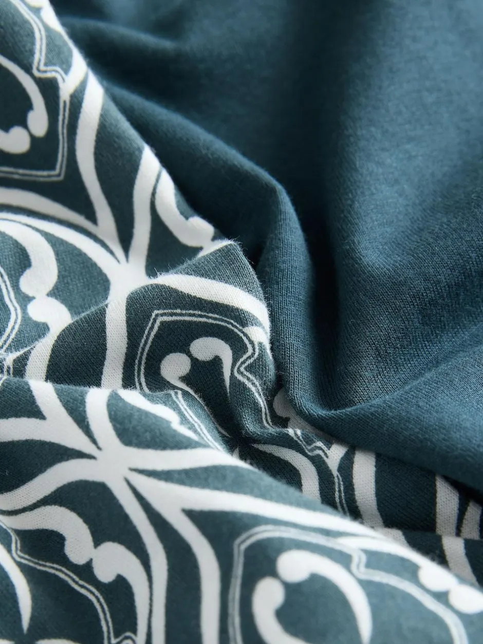 Next Long Sleeve Pyjamas Blue Outlet