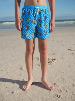 Next Blue Mario Swim Shorts (3-16yrs)