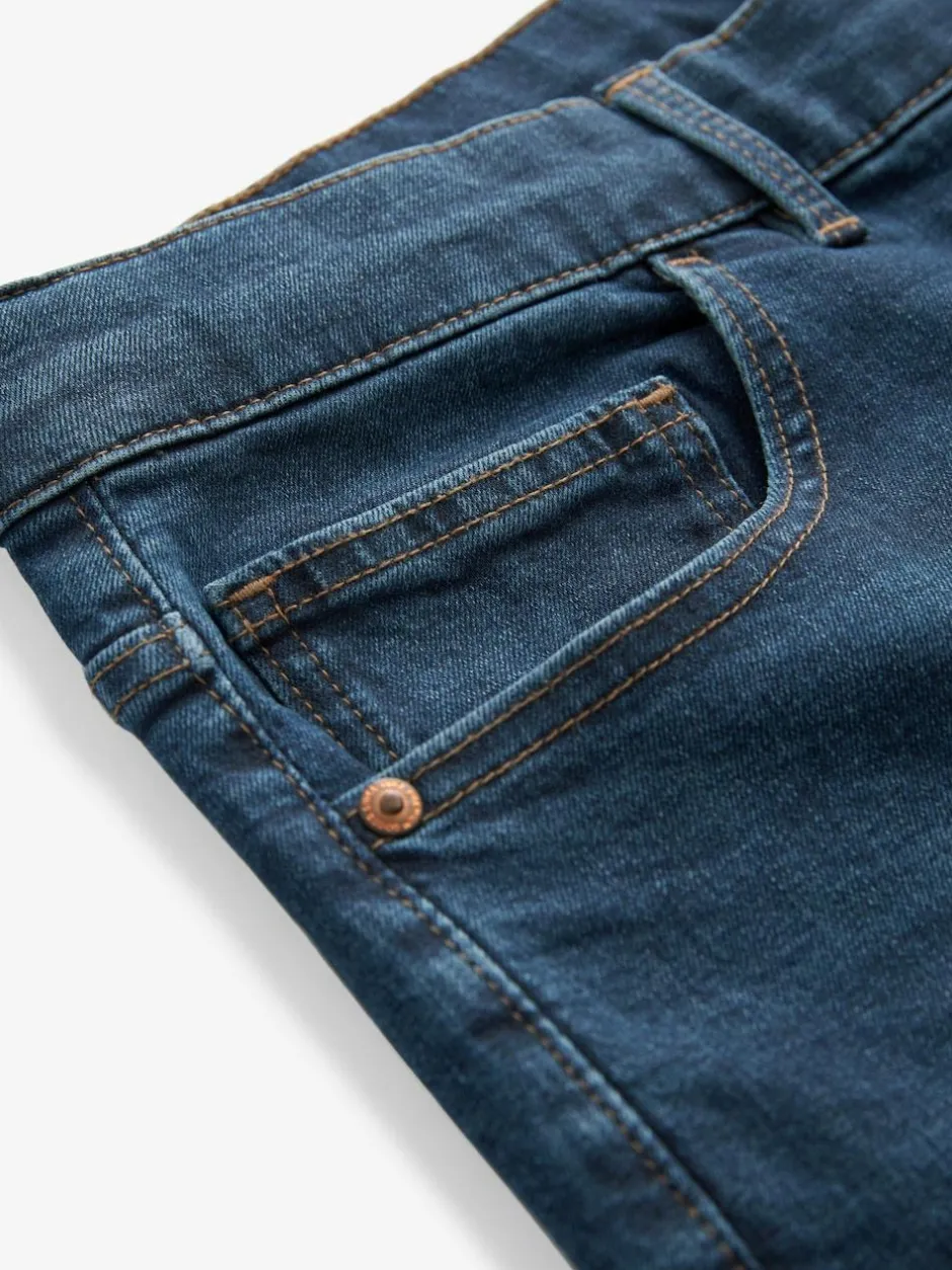 Next Blue Mid Single Straight Fit Classic Stretch Jeans Hot
