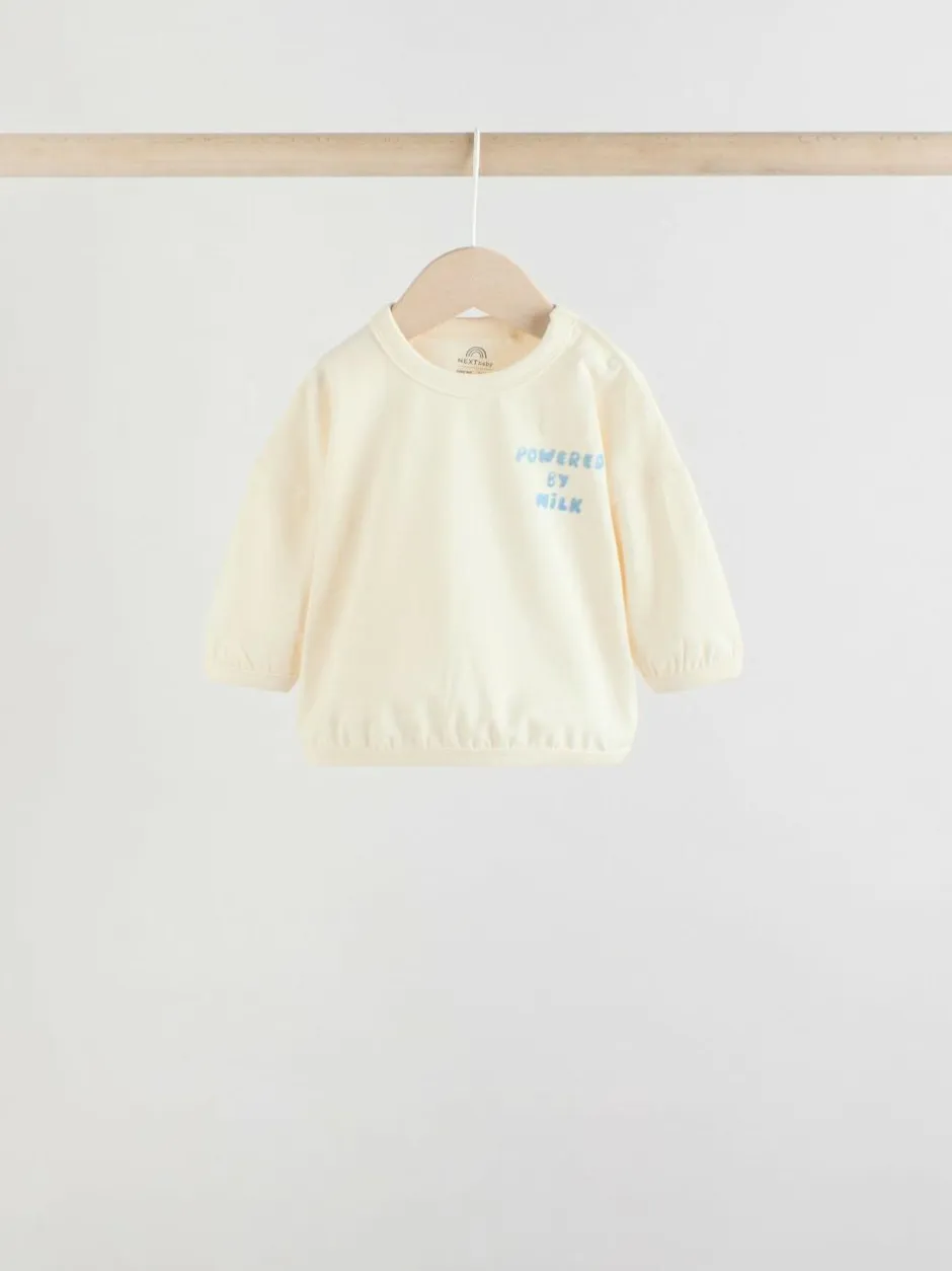 Next Blue Milk Club Tops and Leggings 6 Piece Baby Set (0mths-3yrs) Outlet
