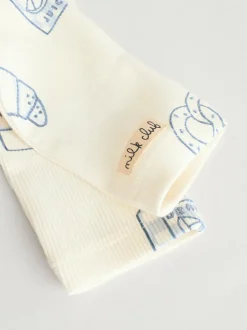 Next Blue Milk Club Tops and Leggings 6 Piece Baby Set (0mths-3yrs) Outlet