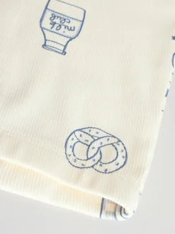 Next Blue Milk Club Tops and Leggings 6 Piece Baby Set (0mths-3yrs) Outlet