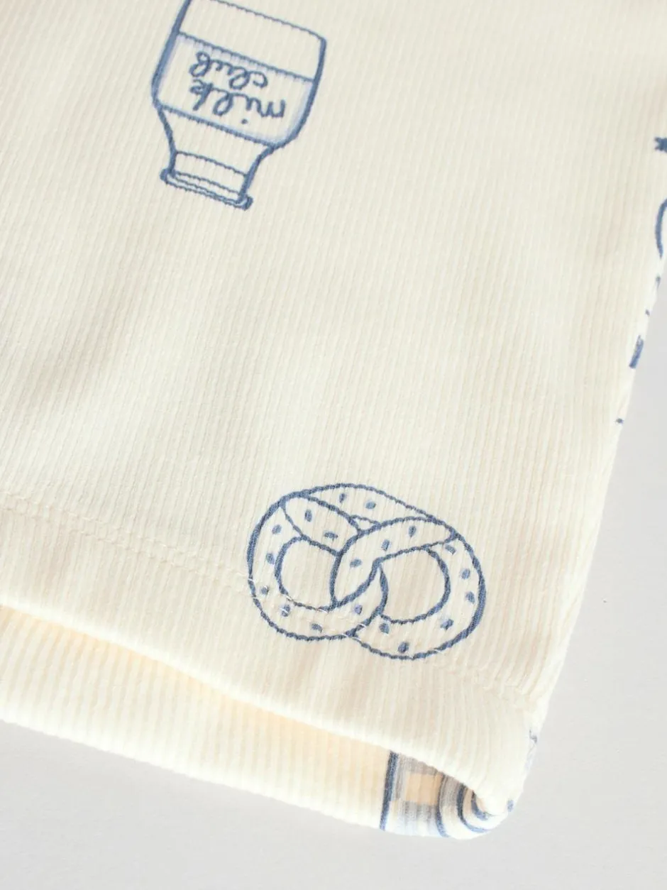 Next Blue Milk Club Tops and Leggings 6 Piece Baby Set (0mths-3yrs) Outlet