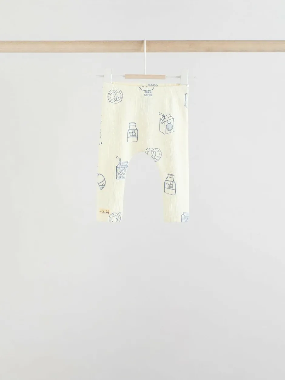 Next Blue Milk Club Tops and Leggings 6 Piece Baby Set (0mths-3yrs) Outlet