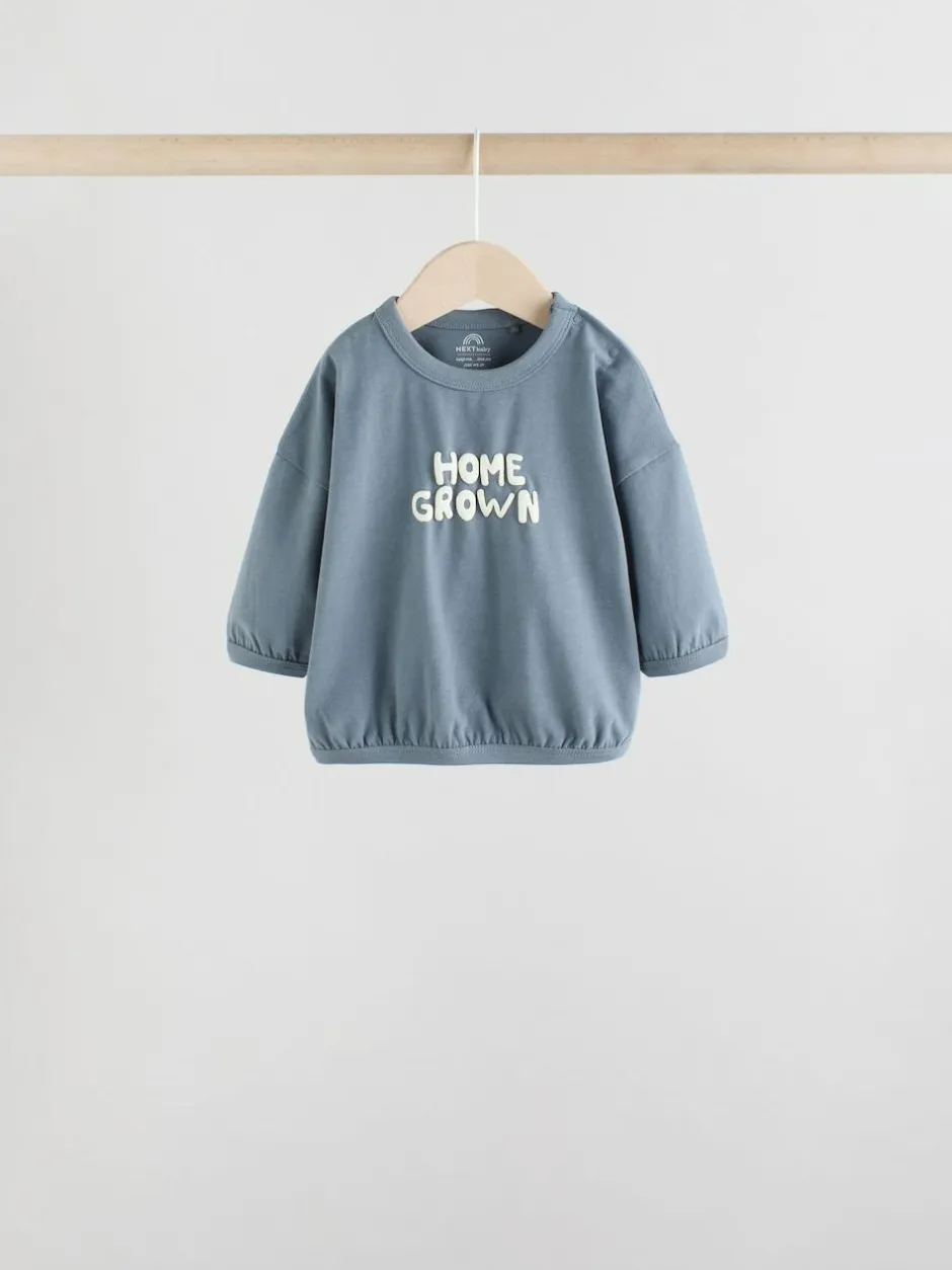 Next Blue Milk Club Tops and Leggings 6 Piece Baby Set (0mths-3yrs) Outlet