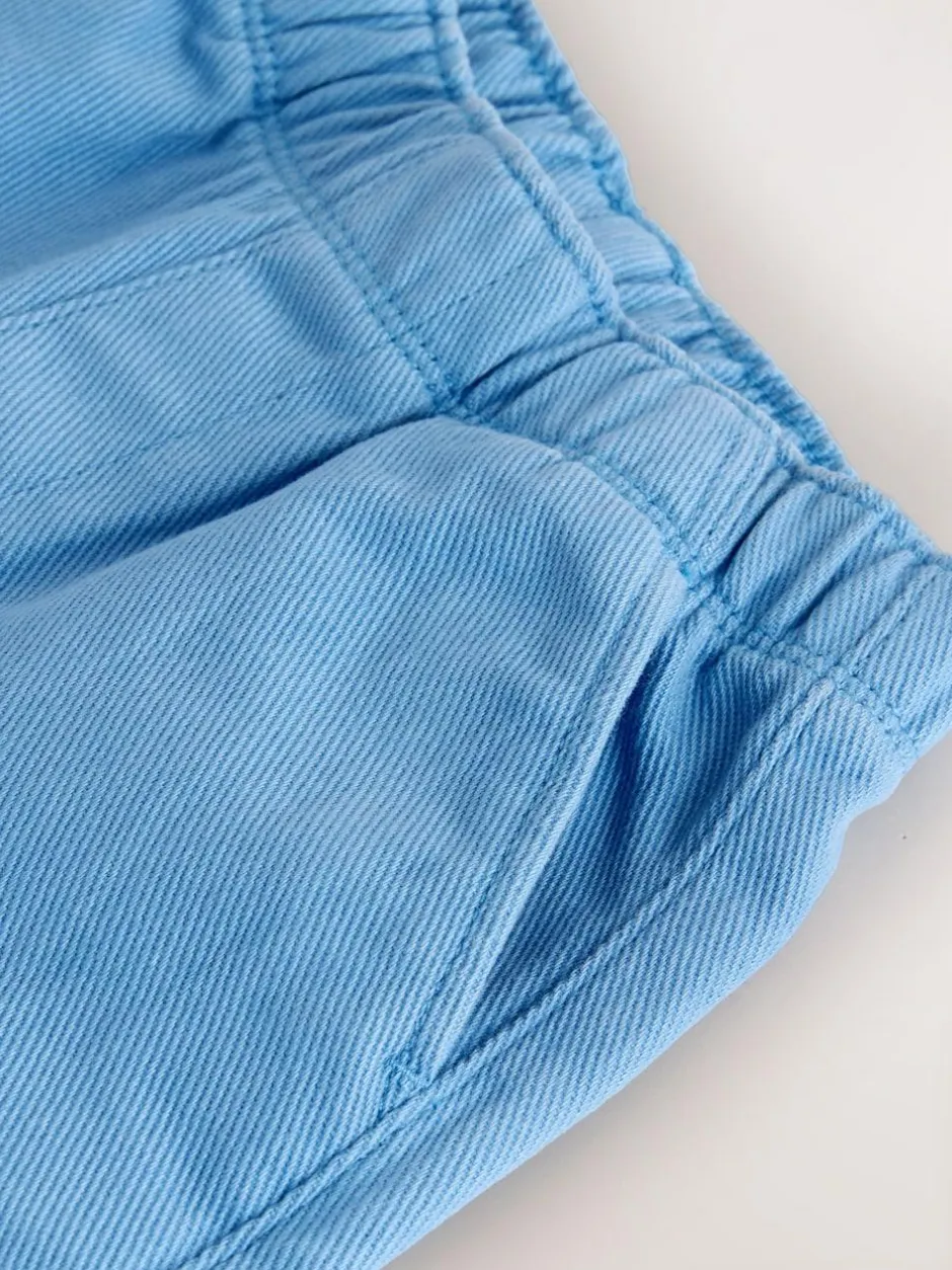 Next Plain Pull On Wide Trousers (3mths-7yrs) Blue Online
