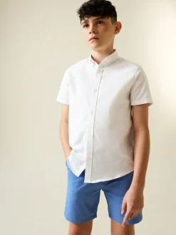 Next Blue Regular Fit Chino Shorts (3-16yrs) Outlet