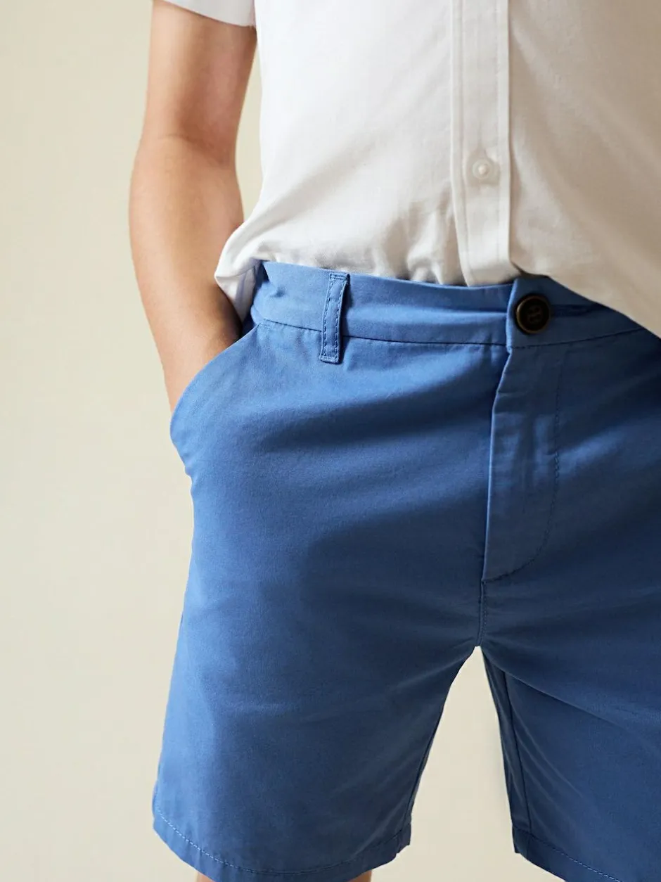 Next Blue Regular Fit Chino Shorts (3-16yrs) Outlet