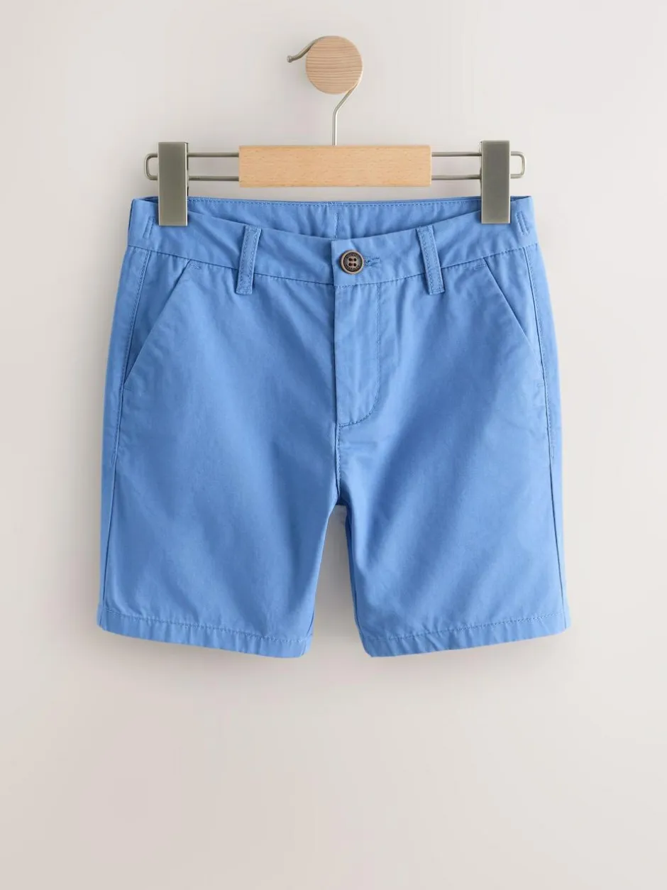 Next Blue Regular Fit Chino Shorts (3-16yrs) Outlet