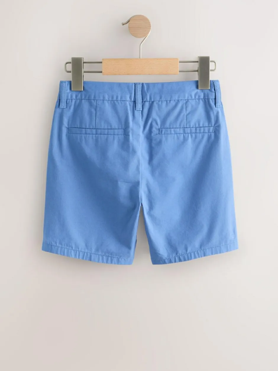 Next Blue Regular Fit Chino Shorts (3-16yrs) Outlet
