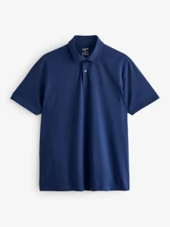 Next Blue Regular Fit Short Sleeve Jersey Polo Shirts 5 Pack Hot