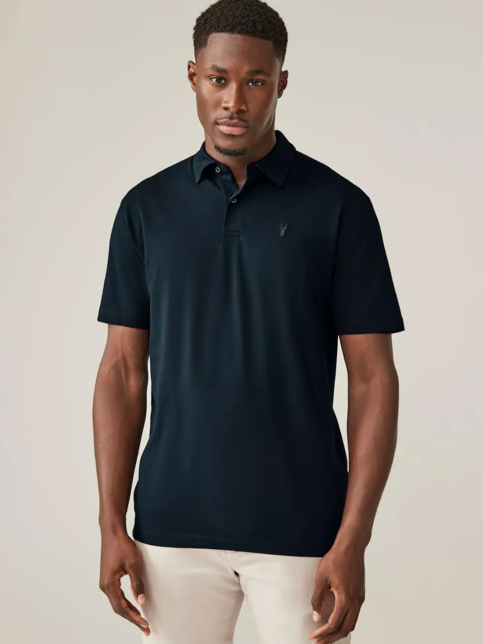 Next Blue Regular Fit Short Sleeve Jersey Polo Shirts 5 Pack Hot